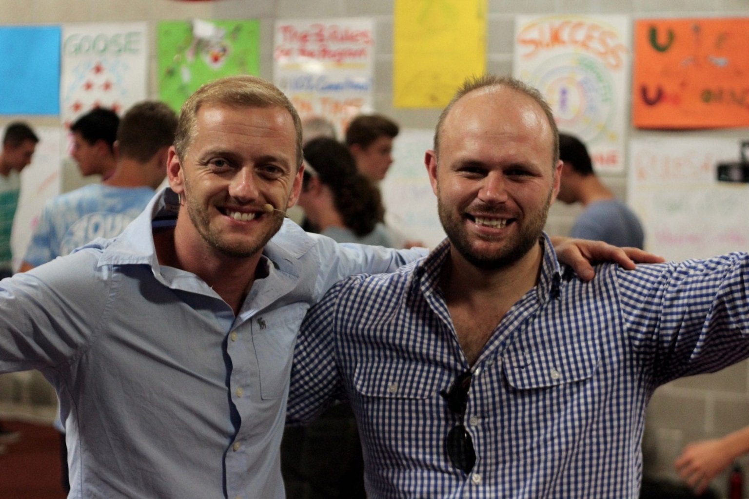 Brent Williams with attendees at an EmpowerU event
